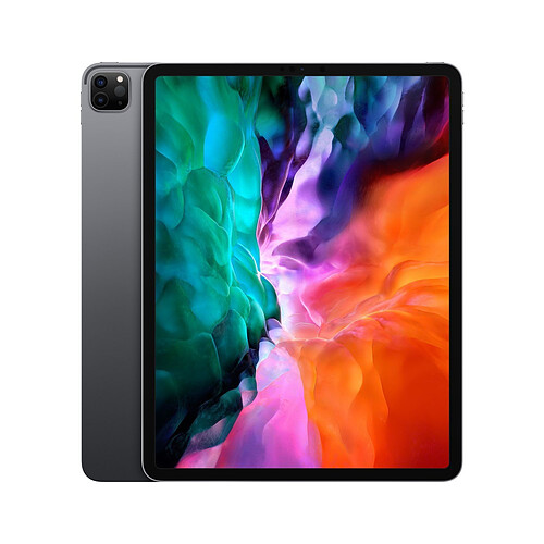 Apple iPad Pro 2020 / Wifi - Gris Sidéral - Écran Liquid Retina 12.9" - Puce A12Z Bionic - 128 Go - Face ID / Neuf OPENBOX