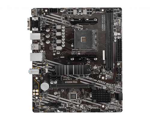 Carte mère MSI A520M PRO - A520/AM4/mATX